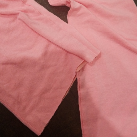 New Bebe 2pc coral pink hoodie &lounge pants  xs/s Y2K vintage 2000 - Picture 7 of 8